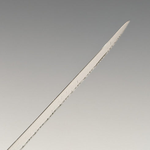 19世紀前半 ジョージアン 英国アンティーク 白蝶貝ハンドル 純銀ブレード ペンナイフ